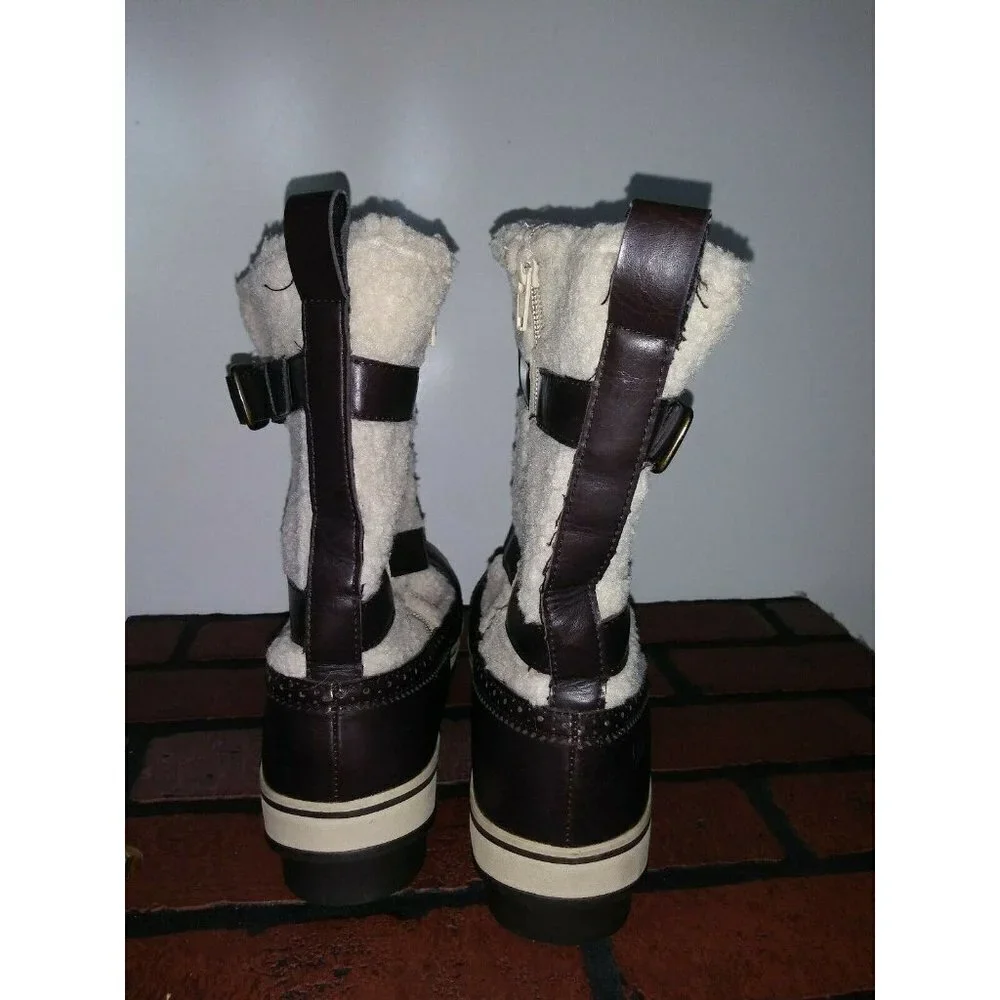 Skechers Womens Mid-Calf Boots 9.5M Highlanders Mountain Range winter/snow boots